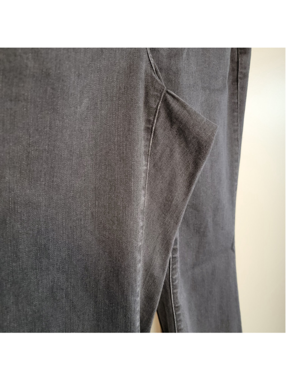 Madewell Roadtripper Skinny Flare Jeans Black Side Split Boot Bootcut 16 W - Picture 13 of 13